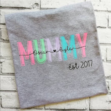 Load image into Gallery viewer, Pastels Mummy Tee